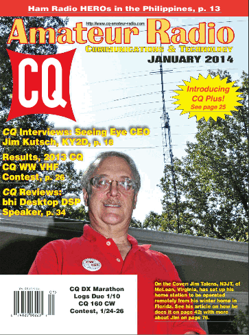 CQ Amateur Radio, January 2014