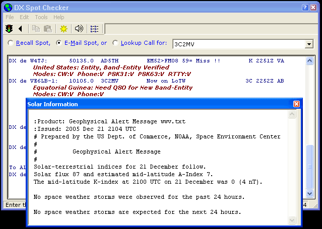 Propagation Web Page