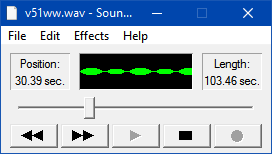 Building an audio archive - Windows Sound Recorder.