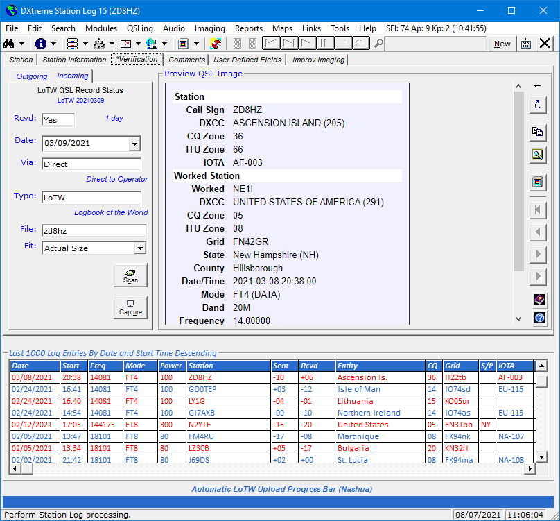 LoTW eQSL Capture Completed