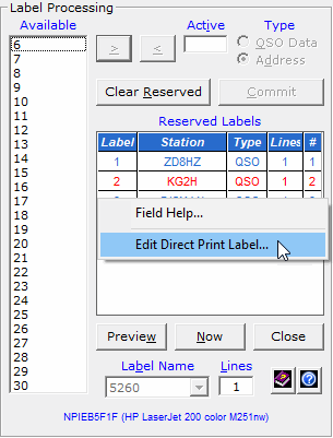 Accessing the Edit Box.
